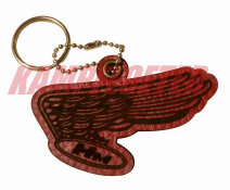 Honda vintage Schlsselanhnger Echtleder